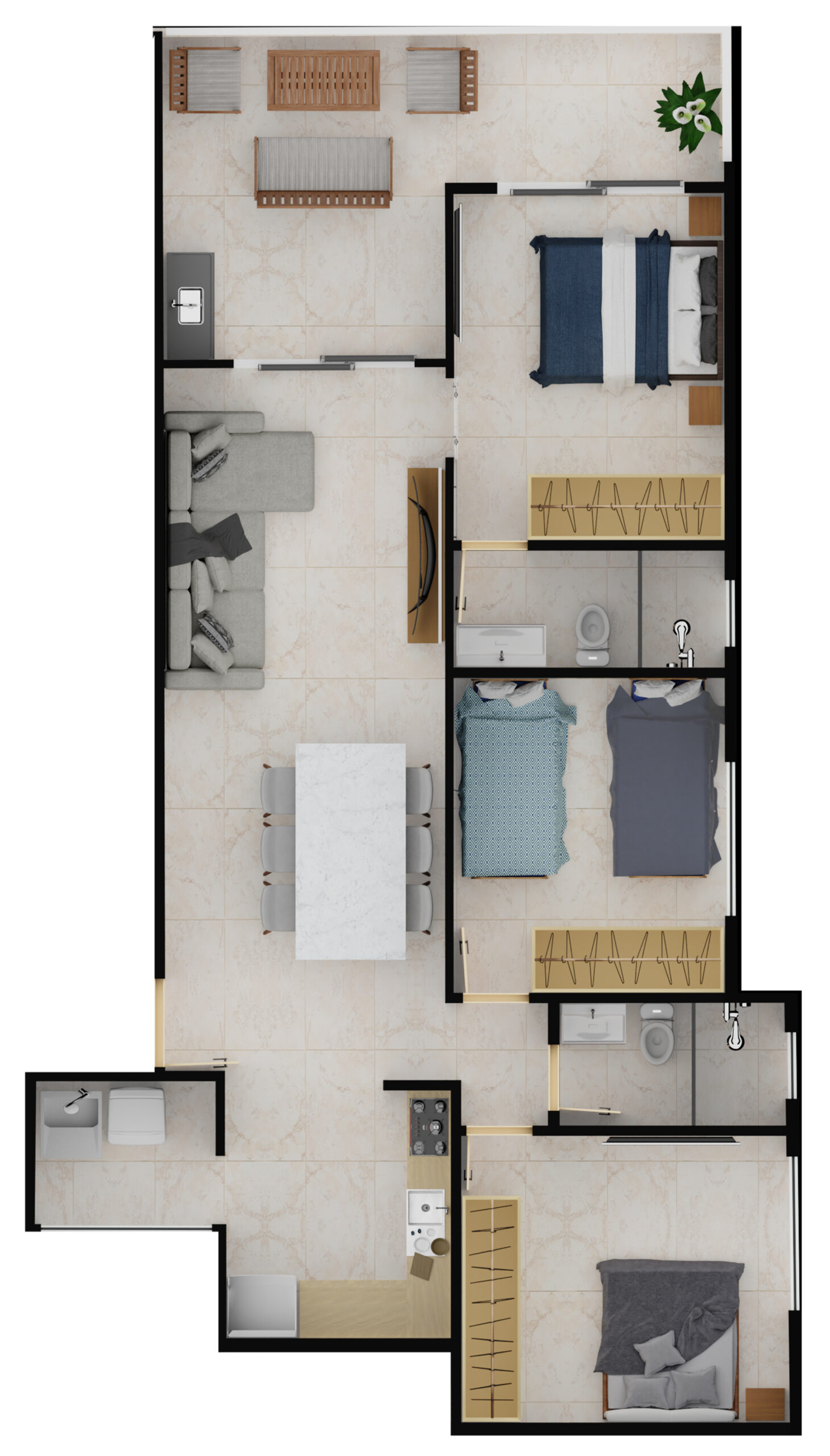 Humanizada 103-503 - 89,16m²
